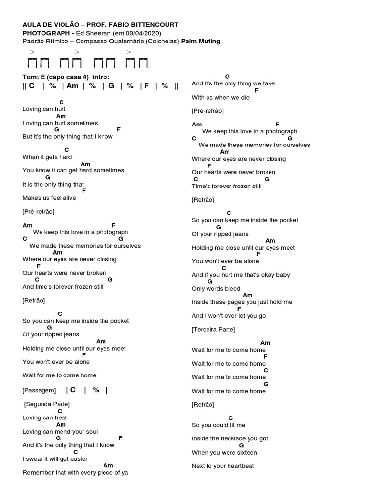 Photograph Ed Sheeran PDF