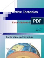 Active Tectonics: Earth's Interior Structure