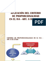 Aplicacion Del Criterio de Proporcionalidad 2021