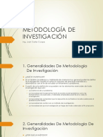 Metodología de Investigación