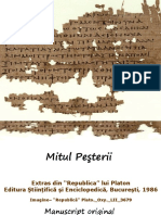 Mitul Pesterii - Extras Din 'Republica' Lui Platon + Manuscript Original_0