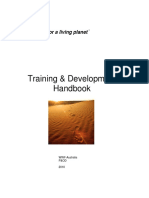 Training & Development Handbook: WWF-Australia P&Od 2010