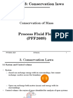 Chapter 3.1 - Conservation Laws (Conservation of Mass)