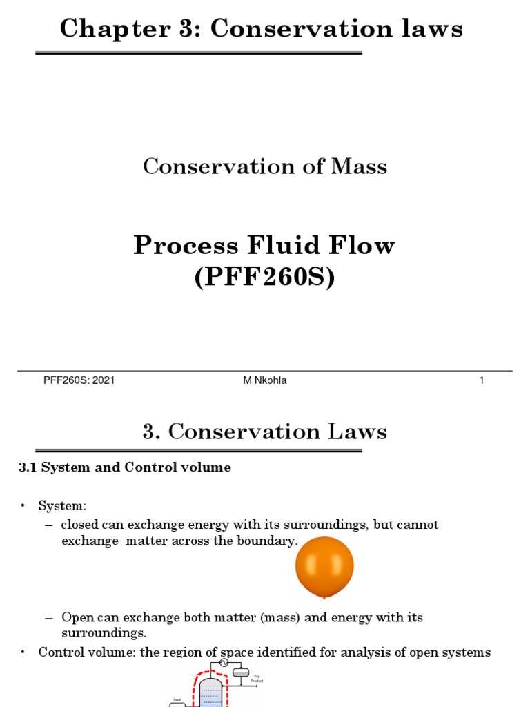 Conservation of Mass in Fluid Dynamics | PDF | Fluid Dynamics | Nozzle