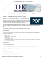 Powder Coating and Bus Bar Insulation Testing - ELTEK International Laboratories - Epoxy