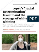 Amy Cooper's _racial Discrimination_ Lawsuit and the Scourge of White Whining _ Salon.com