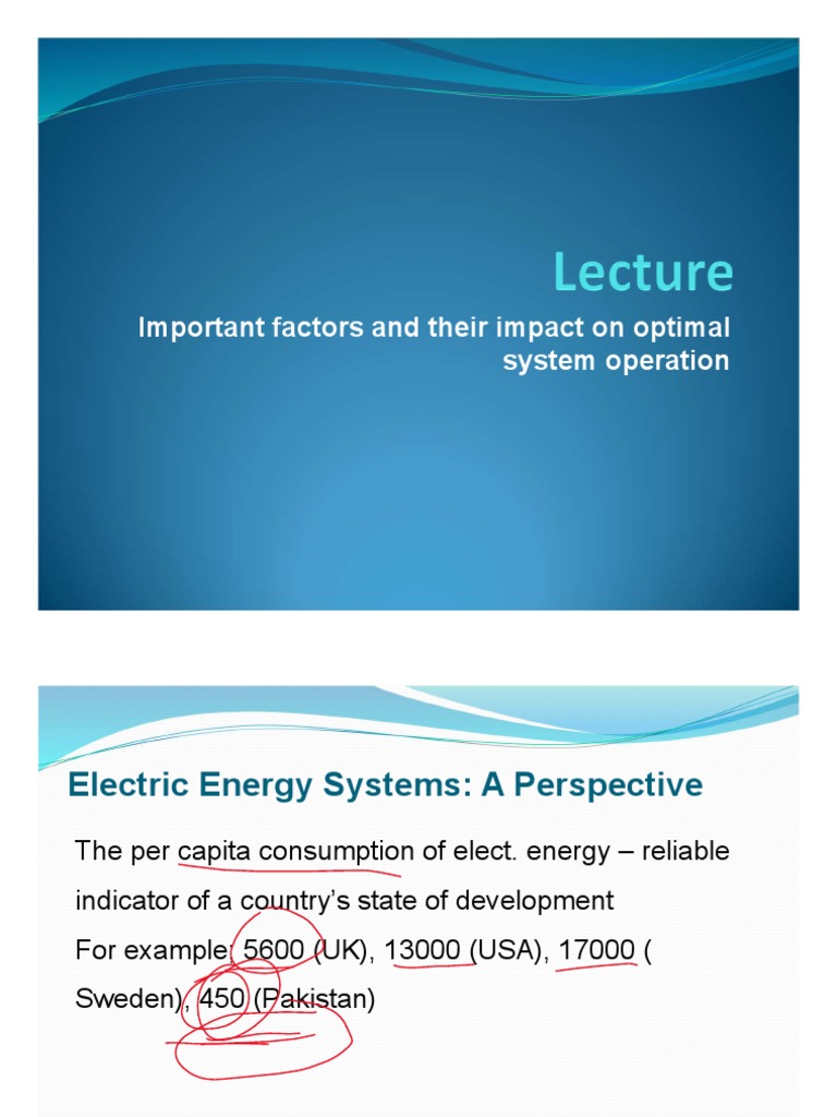 Slides Lec 3 Load Factor Cost | PDF | Forecasting | Power Station