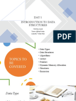 Day 1 Introduction To Data Structures: Vritika Naik Twitter: @naikvritika Linkedin: Vritika Naik