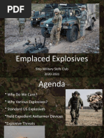 Emplaced Explosives: Ship Military Skills Club 2020-2021