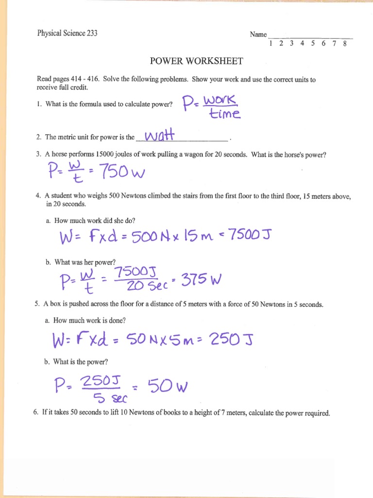 calculating-power-worksheet-2-answers-pdf