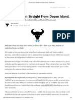 First Issue Ever - Straight From Degen Island. - Bowtied Bull