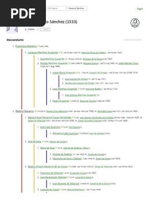 Juan Navarro Sánchez (b. 1533) | WikiTree FREE Family Tree