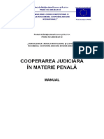 Cooperarea Juridica În Materie Penală