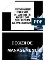 Decizii de management