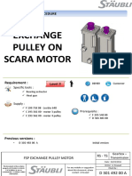 FSP Exchange Pulley On Scara Motor