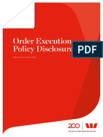 Order Execution Policy Disclosure.: Effective As at 3 January 2018