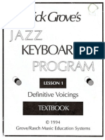 Jazz Keyboard 1 Lesson 1-Dick Grove