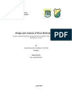 Design and Analysis of Floor Hydraulic J