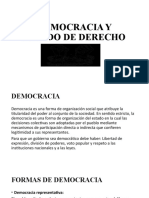 DEMOCRACIA Y ESTADO DE DERECHO