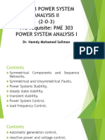 Lecture1-Pme403 Power System Analysis Ii