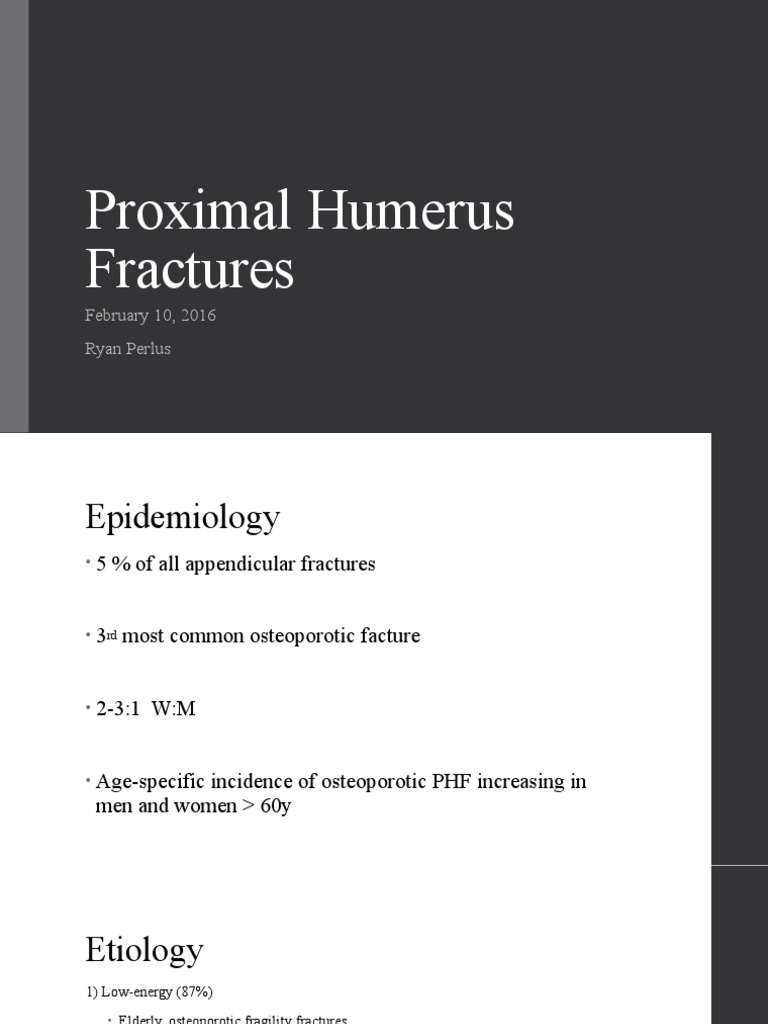 Hertel Criteria in Proximal Humerus Fractures | PDF | Clinical Medicine ...