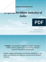 Indian Fertilizer Industry Policy