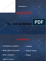 Arduino: By: Zahraa Muhammed