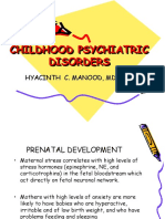 Childhood Psychiatric Disorders
