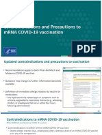 COVID-19 Vaccines Update On Allergic Reactions Contraindications and Precautions