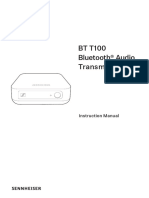 Bluetooth® Audio Transmitter BT T100: Instruction Manual