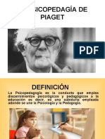 Psicopedagogia Según Piaget