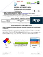 Alcohol en Gel Msds