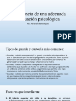 Importancia de Una Adecuada Evaluación Psicológica