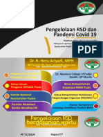 Pengelolaan RSD Pasca PP 72 2019 Dan Di Era Kompleks Pasca Pandemi