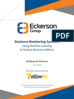 Business - Monitoring - Report - Using ML & Analytics