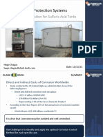 Presentation - Painting, Coating & Corrosion Protection - Corrosion Control for Sulfuric Acid StorageTanks
