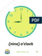 (Nine) O'clock: GRADE 5 - Theme 6 - Time