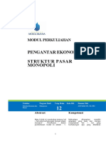 Modul - 12 - Pengantar Ekonomi Mikro