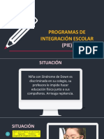 Programa de Integración Escolar (PIE) y casos de discriminación