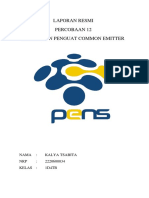 Kalya Tsabita. Laporan Resmi Percobaan 12 Rangkaian Elektronika