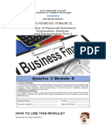 Business Finance: Quarter 3 Module 8