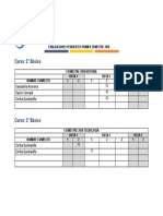 Notas Pendientes I Semestre 10 - 11