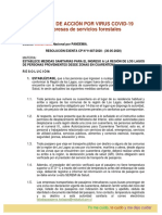 Boletín Nº9 de Acción COVID-19-EMSEFOR