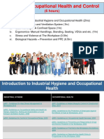 Chapter 3.1 - Introduction to Industrial Hygiene & Occupational Health