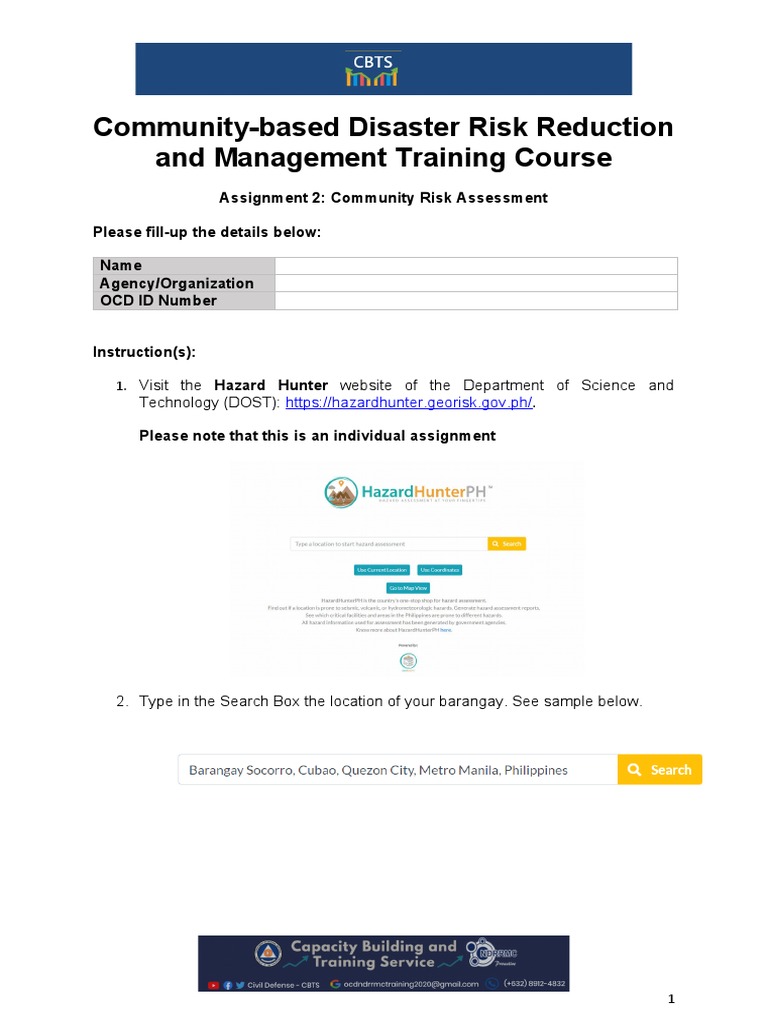 Community Risk Assessment Guide | PDF