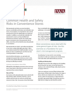 Common Health and Safety Risks in Convenience Stores