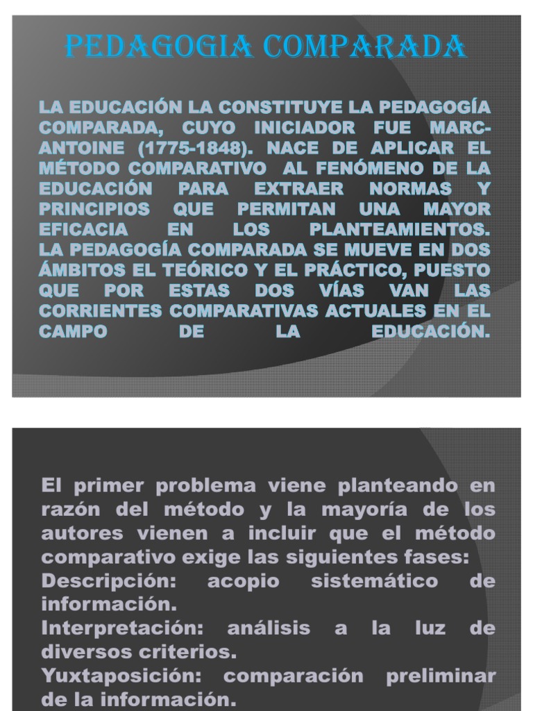 Pedagogía Comparada PDF Familia Institución