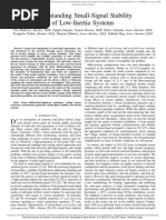 2021 Understanding Small Signal Stability of Low Inertia Systems