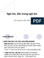 CĐ5 Ngữ âm, đặc trưng ngữ âm