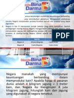 Tugas 10: Negara A 10 Juta Kilogram 2 Juta Meter Negara B 3 Juta Kilogram 1 Juta Meter